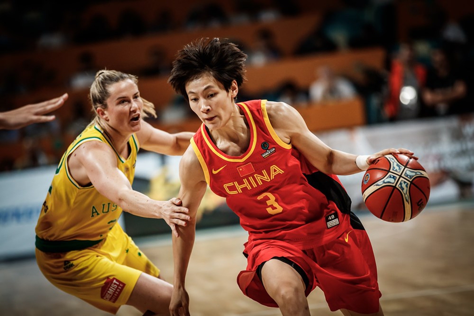 女篮世界杯中国队42-83澳大利亚