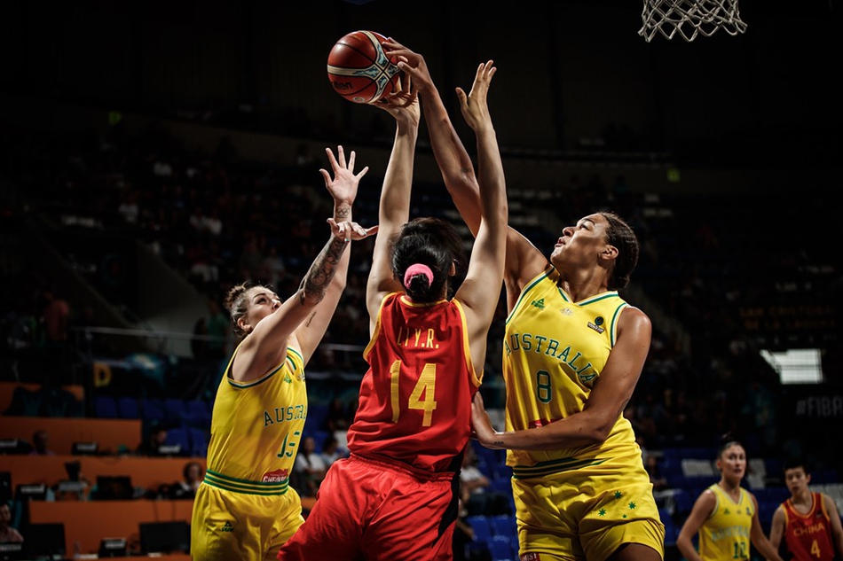 女篮世界杯中国队42-83澳大利亚