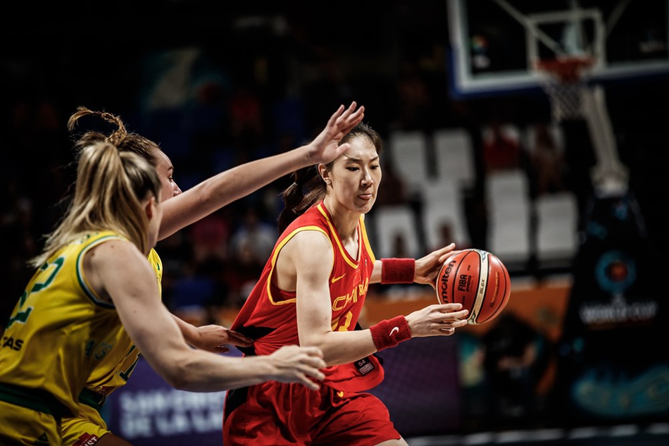 女篮世界杯中国队42-83澳大利亚