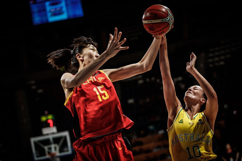 女篮世界杯中国队42-83澳大利亚