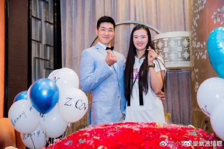 张常宁现场助威未婚夫吴冠希