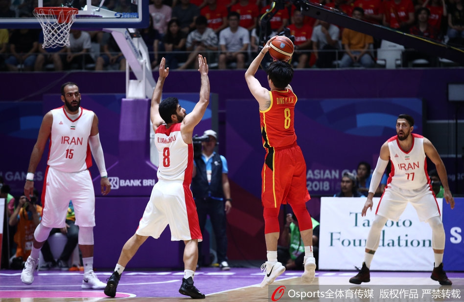 亚运男篮决赛:中国VS伊朗