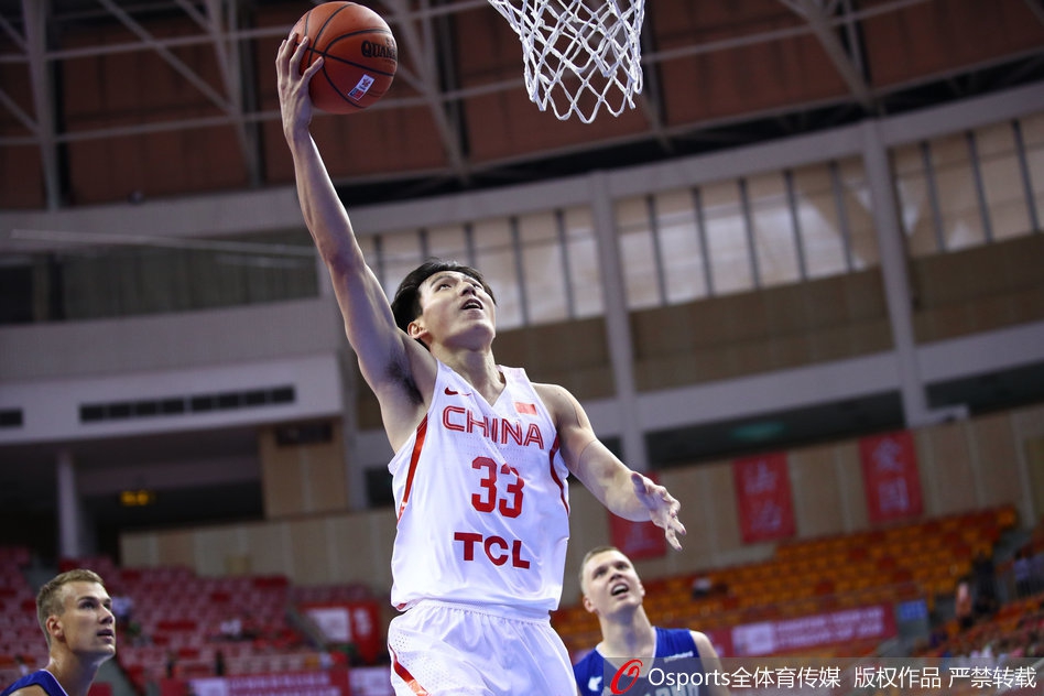 斯杯：中国男篮蓝队VS芬兰