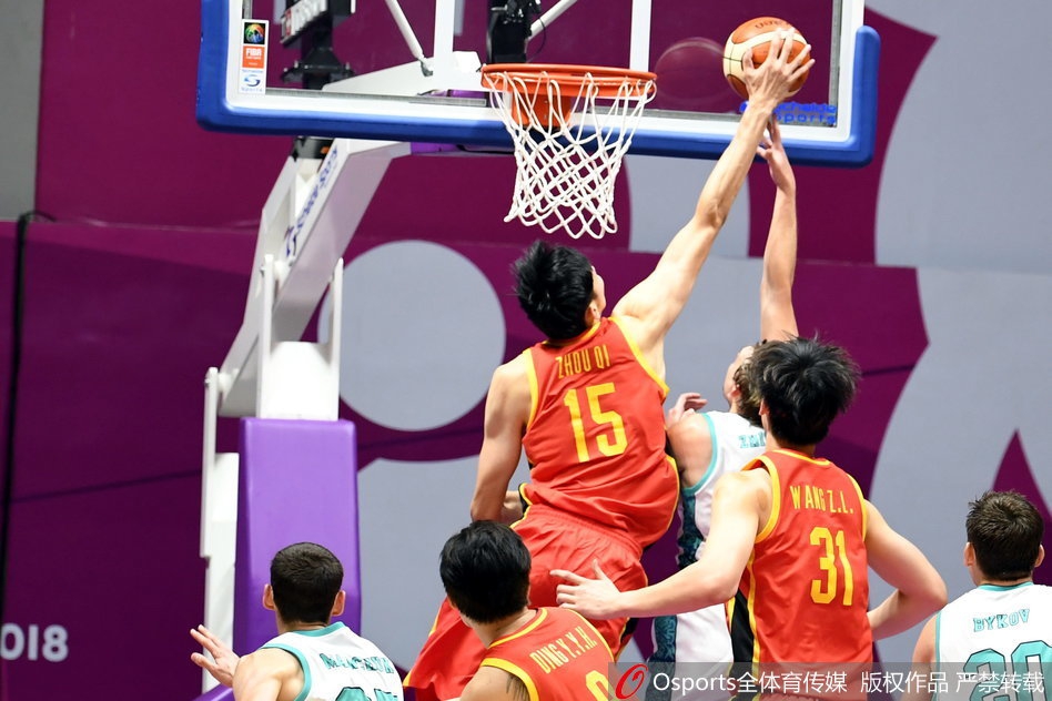 亚运-男篮红队83-66哈萨克斯坦