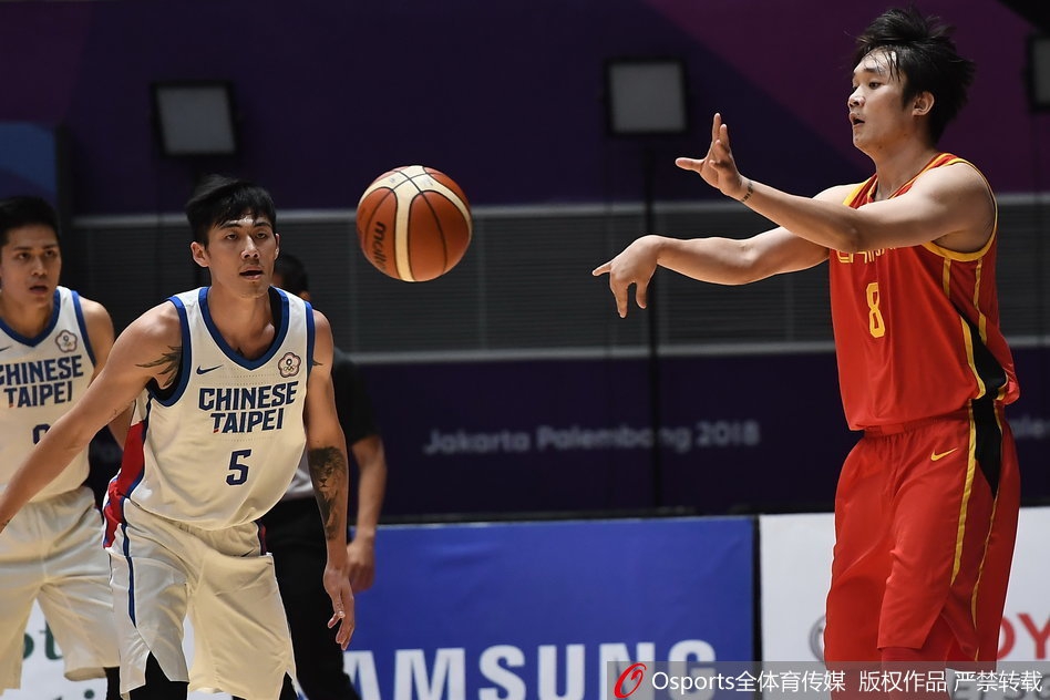 亚运男篮半决赛中国VS中国台北