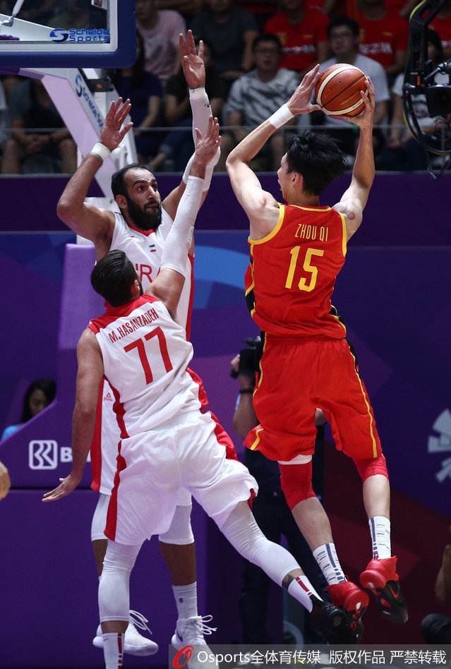 亚运男篮决赛:中国VS伊朗