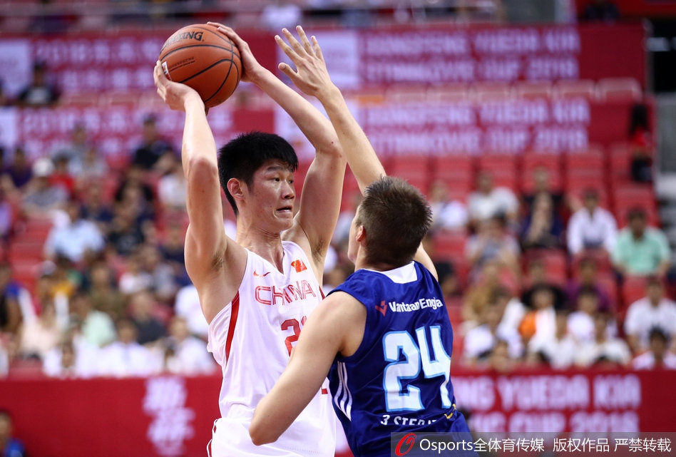 斯杯：中国男篮蓝队VS芬兰