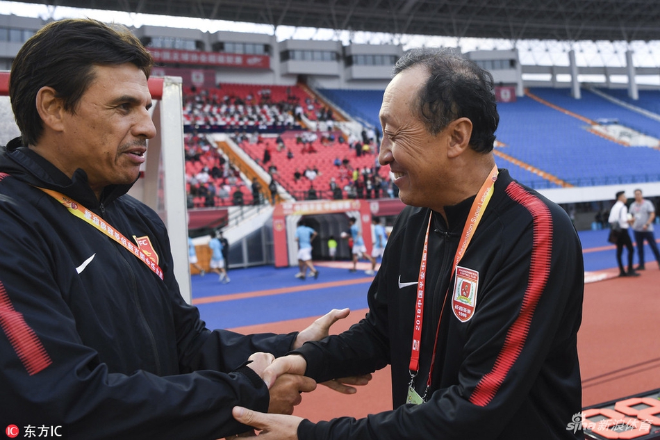 陈金刚和科尔曼握手