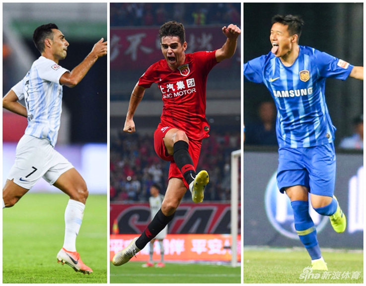 中超第11轮五佳球