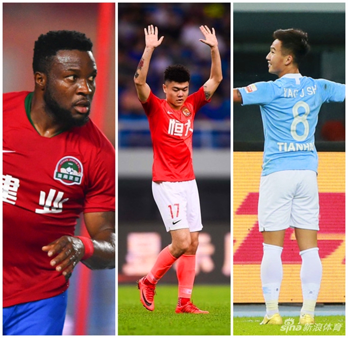 中超第17轮五佳球