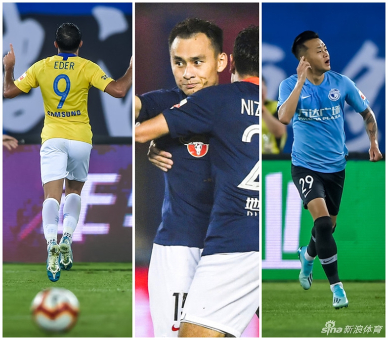 中超第23轮五佳球