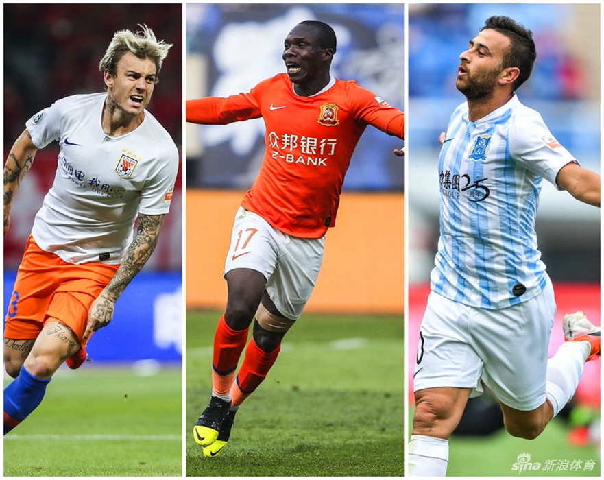 中超第9轮五佳球