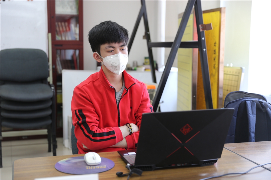 王星昊在比赛中