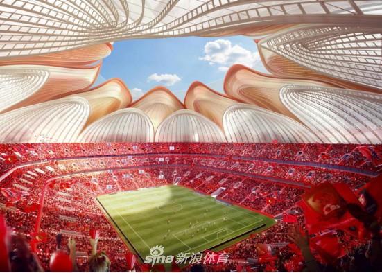 广州恒大十万人足球场动工