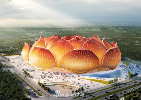 广州恒大十万人足球场动工