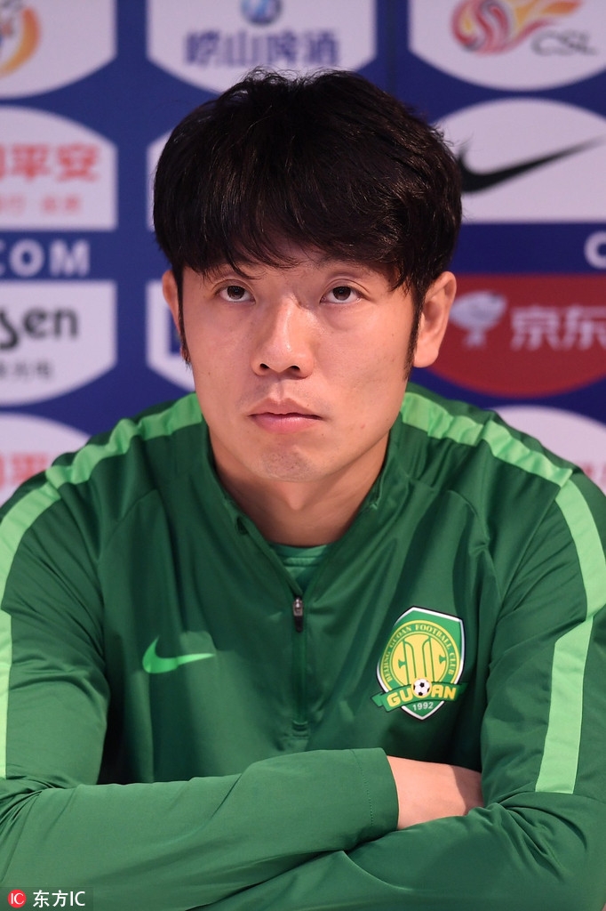 张稀哲出席赛前发布会