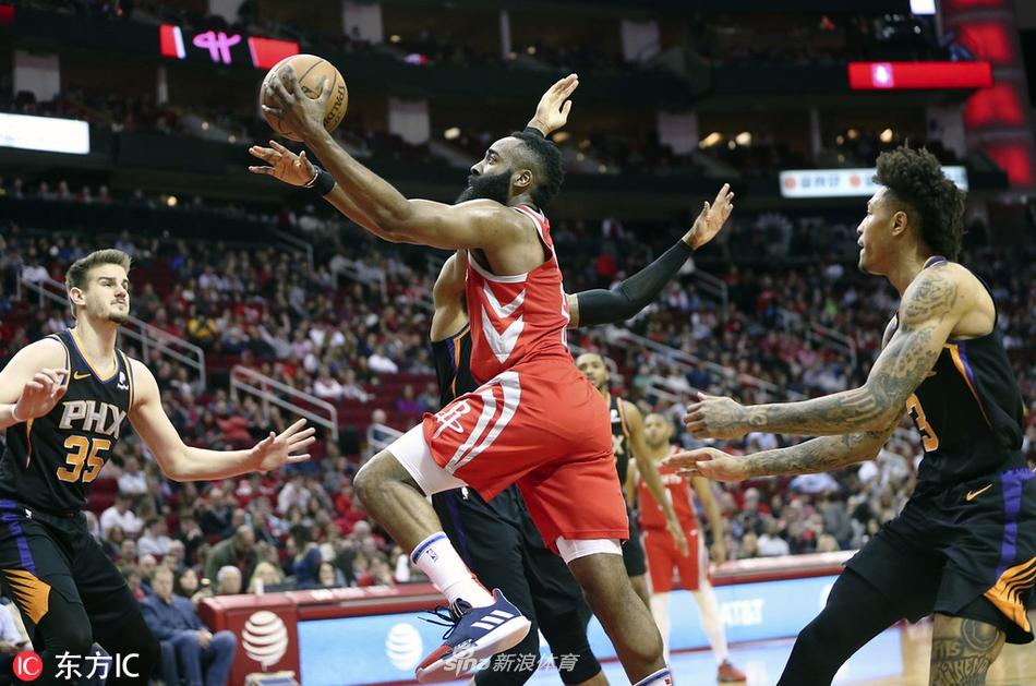 [常规赛]火箭108-102太阳 哈登41分准三双