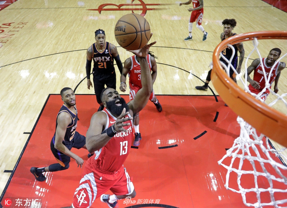 [常规赛]火箭108-102太阳 哈登41分准三双