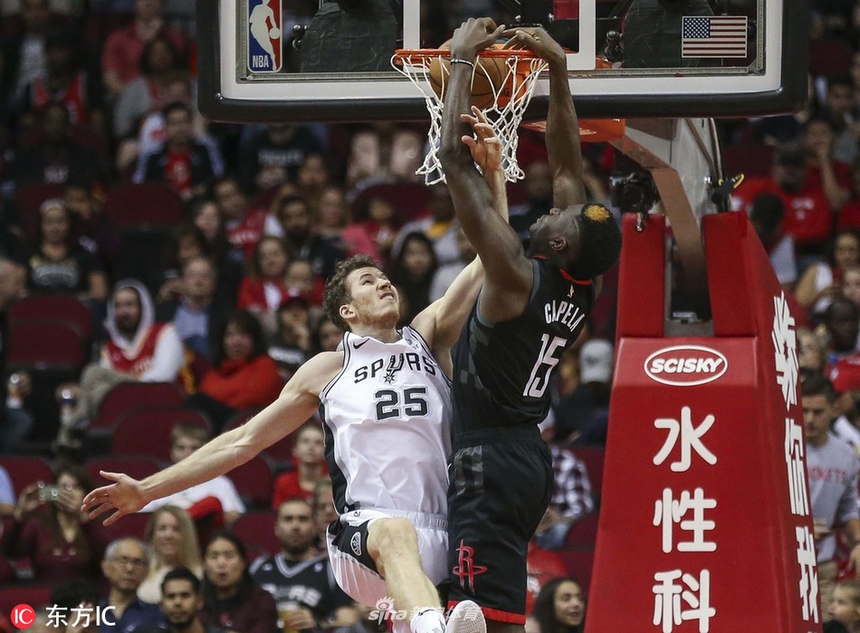 [常规赛]火箭108-101马刺