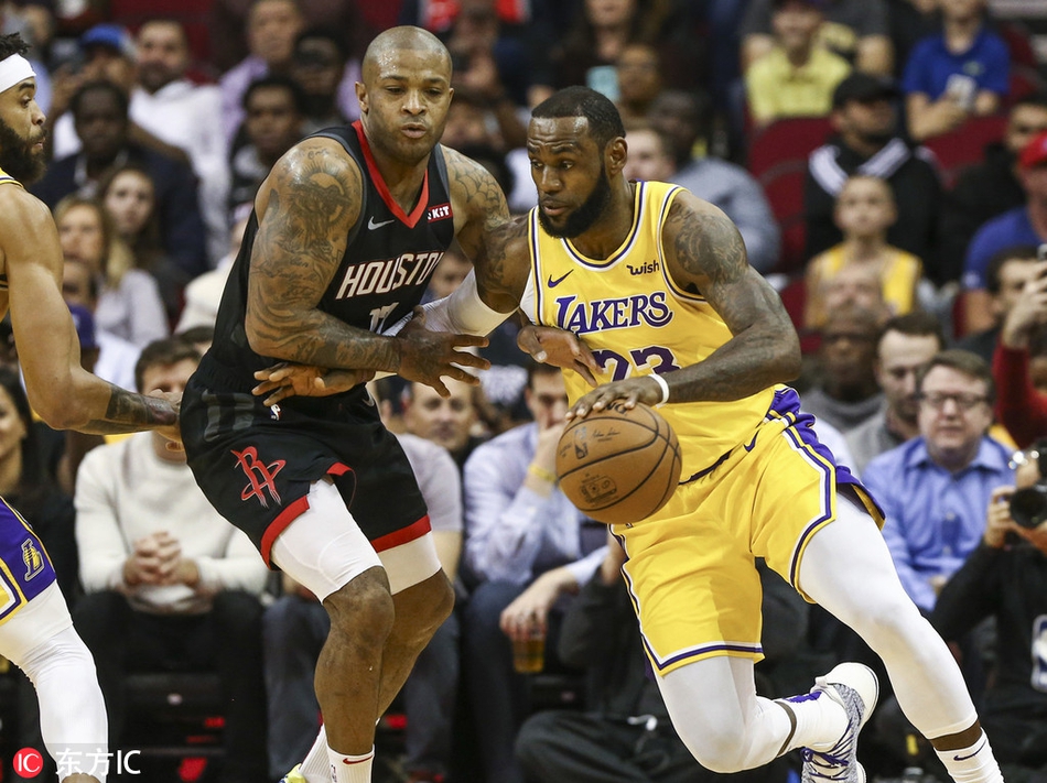 [常规赛]火箭126-111湖人 哈登爆砍50分三双