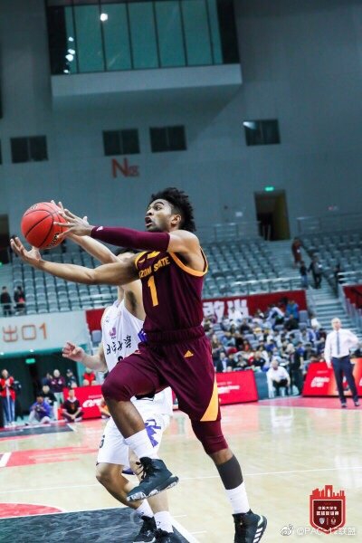 北大苏大联队64-113不敌亚利桑那州立大学。