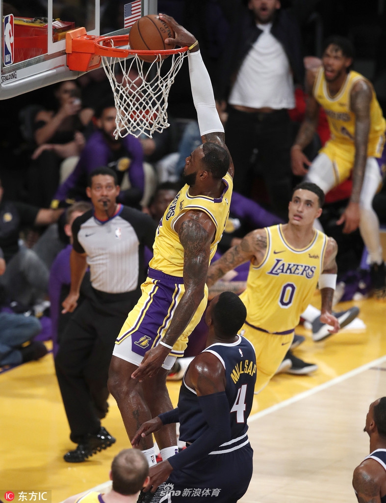 [季前赛]湖人111-113掘金