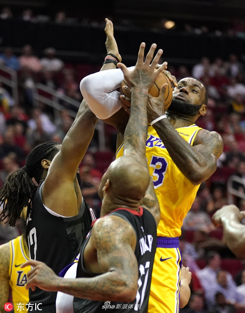 [常规赛]火箭126-111湖人 哈登爆砍50分三双