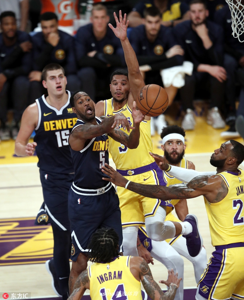 [季前赛]湖人111-113掘金