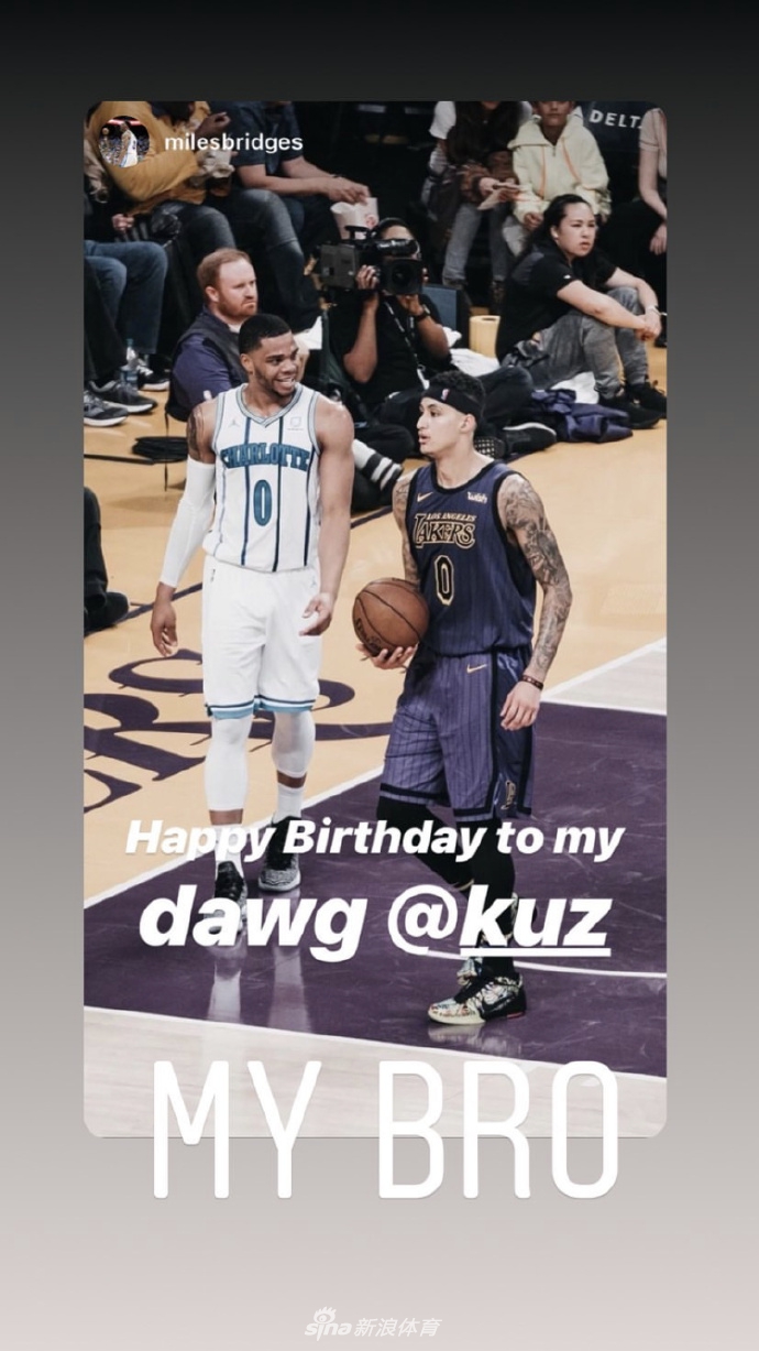 湖人资历最老的新星!官方祝库兹马24岁生日快乐