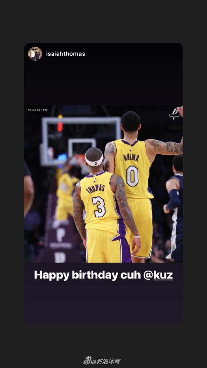 湖人资历最老的新星!官方祝库兹马24岁生日快乐