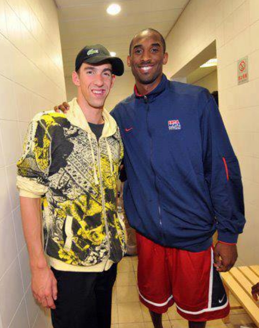 同样是退役奥运冠军！科比你怎么这么肥？