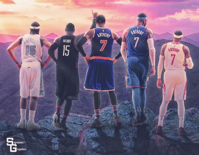 安东尼球衣变化史