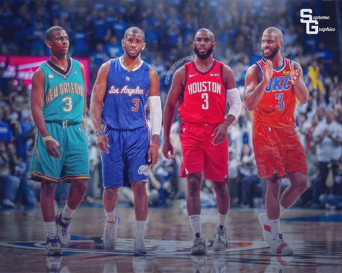 保罗球衣变化史