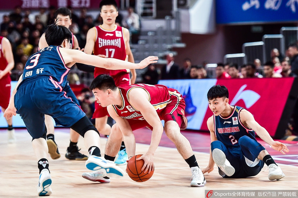 CBA第9轮:山西VS广东