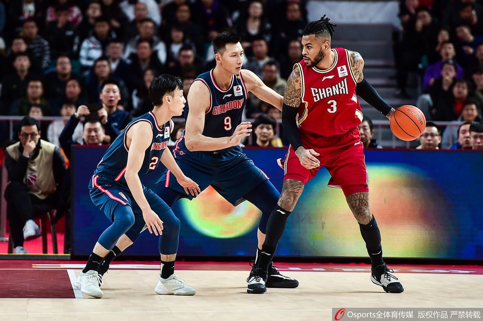 CBA第9轮:山西VS广东