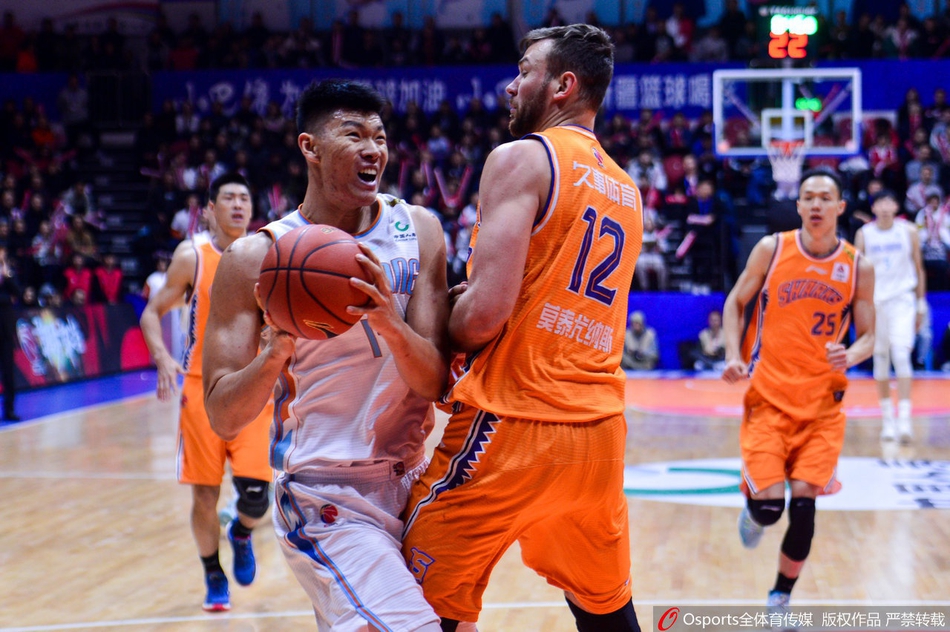 CBA第20轮:新疆106-97上海