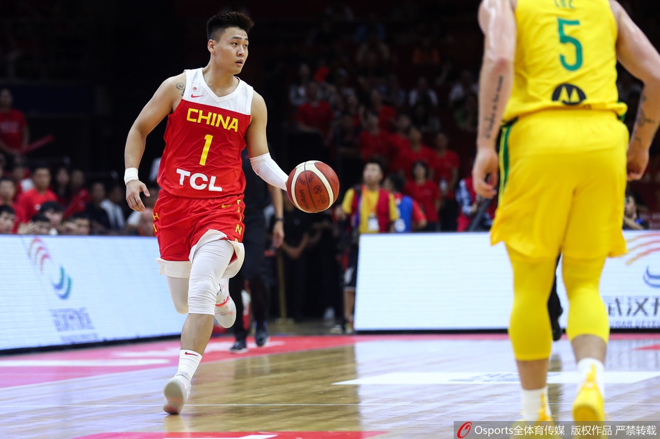 热身赛：中国男篮VS巴西男篮