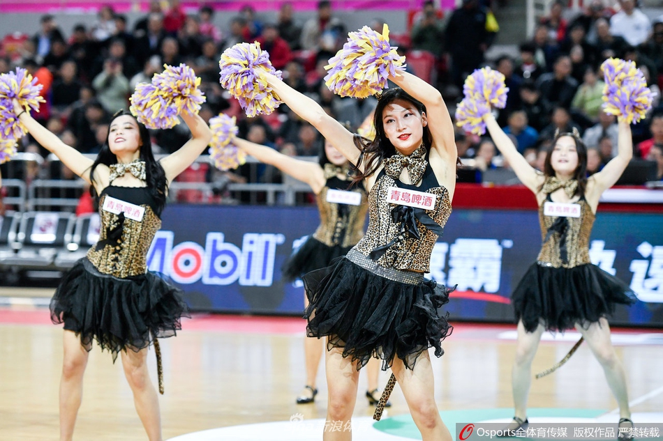 CBA第12轮篮球宝贝热舞助力