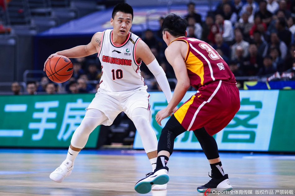 CBA第16轮:广东108-106浙江