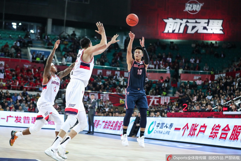 CBA第20轮:广州90-116广东