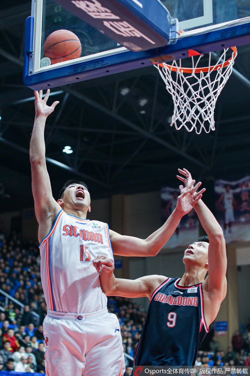 CBA第25轮:四川VS广东