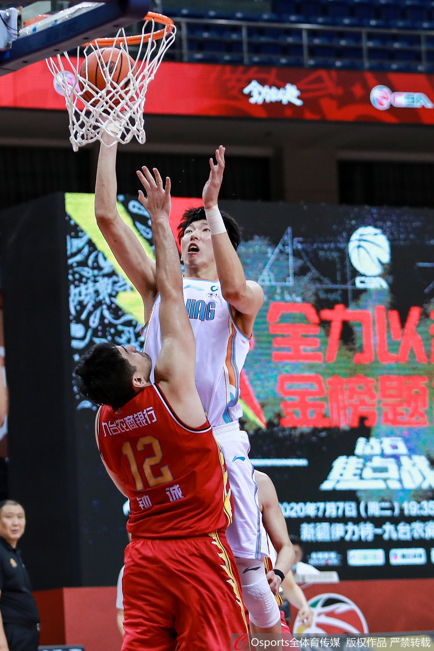 [CBA复赛]新疆106-105吉林 周琦37分