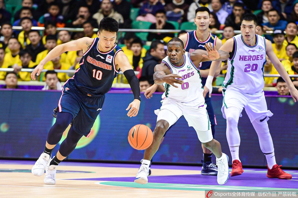 CBA第26轮:山东VS广东