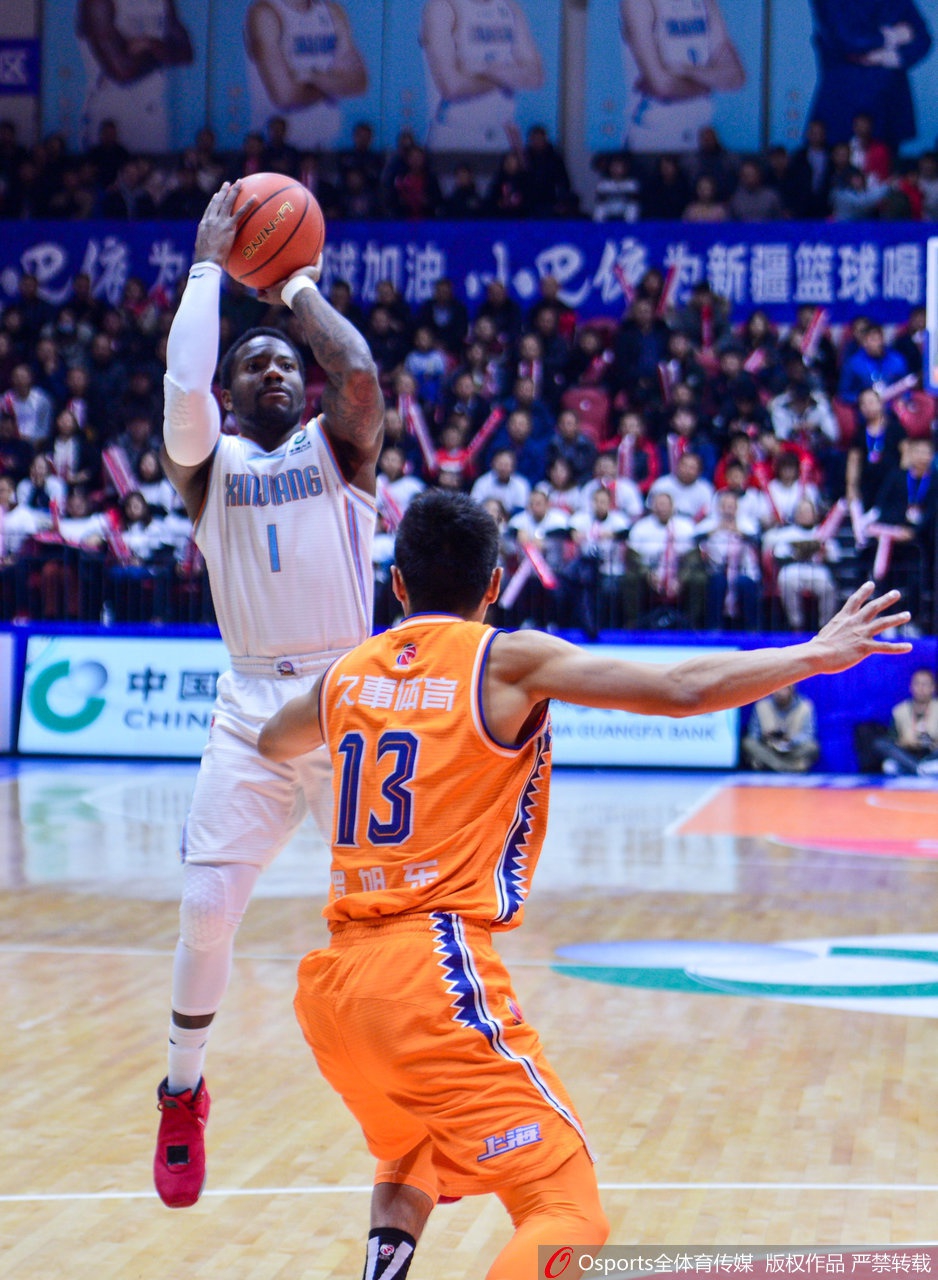 CBA第20轮:新疆106-97上海