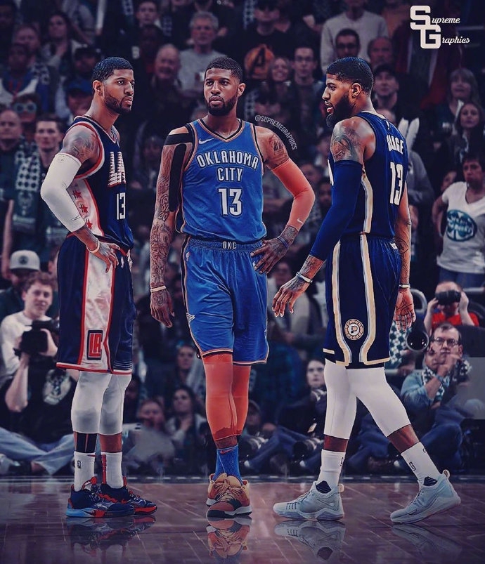 保罗-乔治球衣变化史