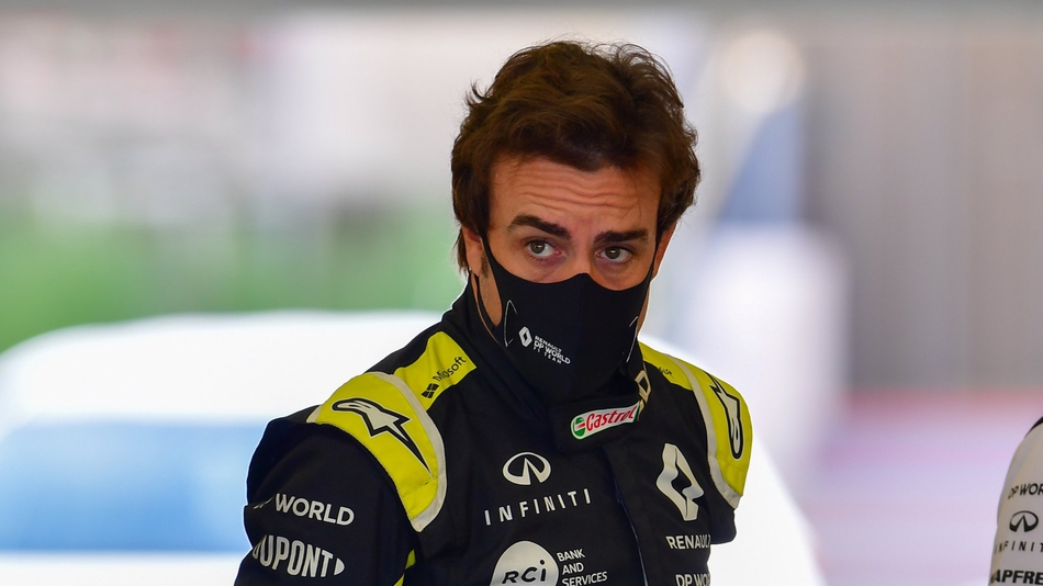 图集-阿隆索巴林测试雷诺旧款赛车