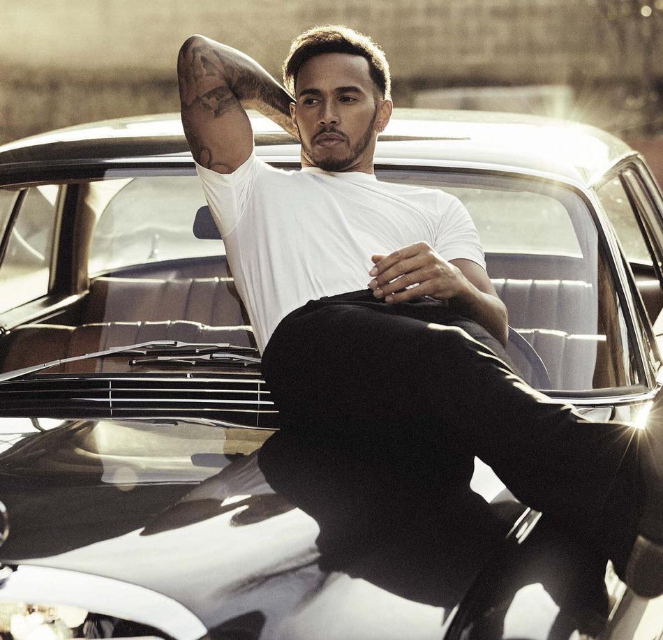 汉密尔顿荣登gq杂志封面