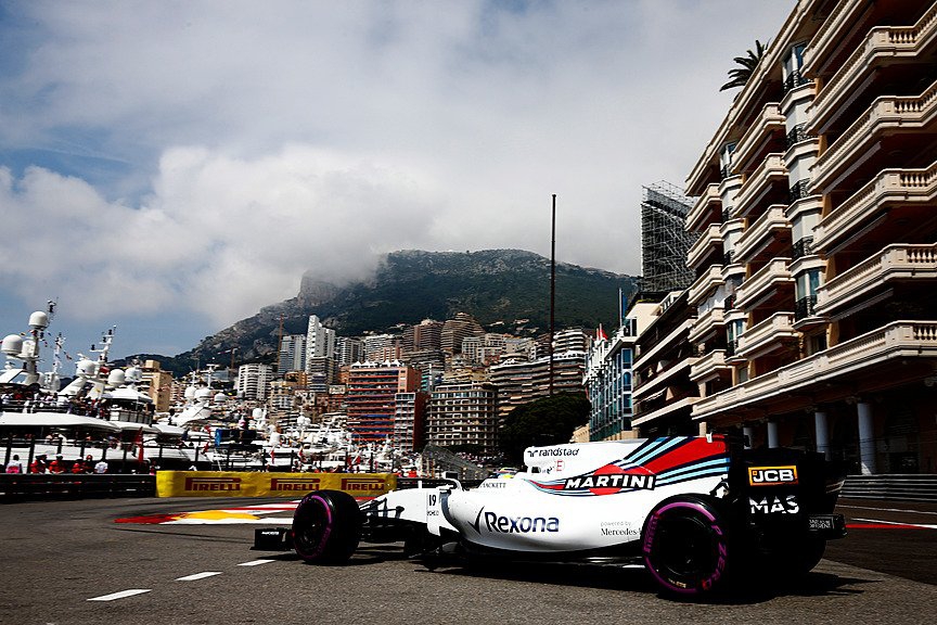 2017f1摩纳哥站第1次练习赛