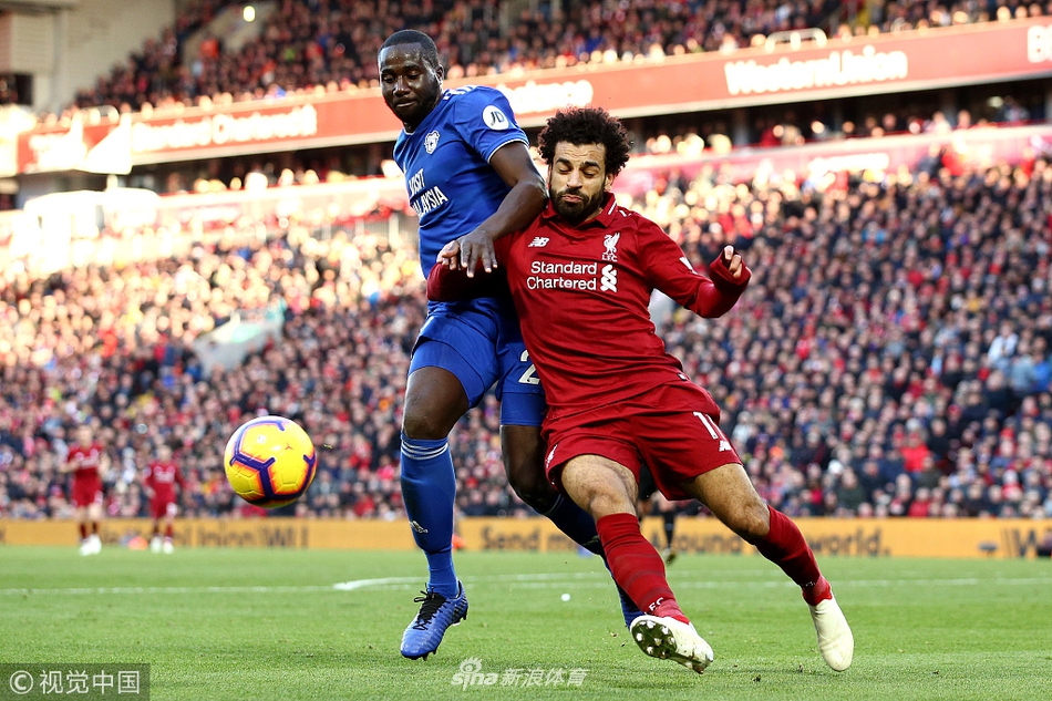 萨拉赫对抗后卫