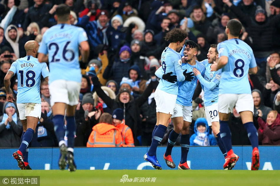 曼城庆祝进球